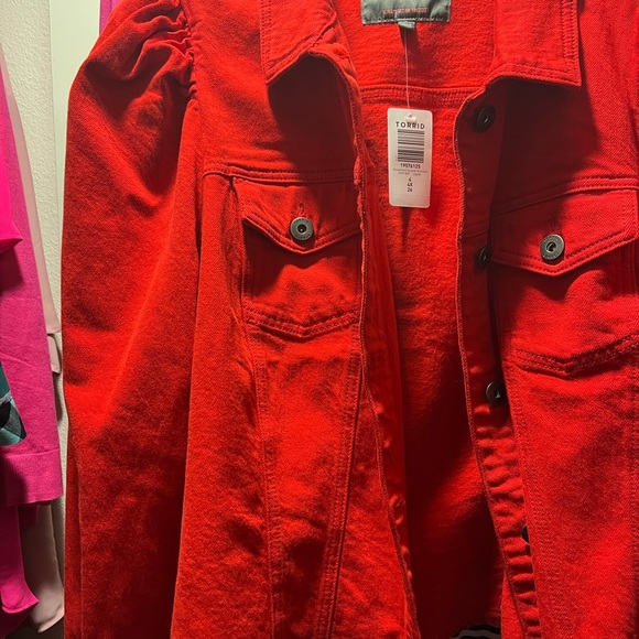 NEW Ruby red denim jacket - Picture 6 of 6
